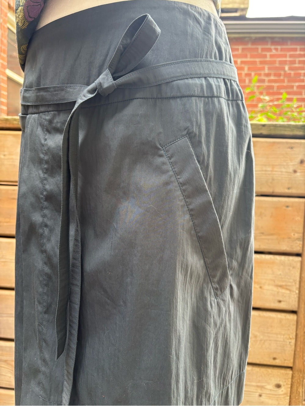 Comrags | Apron Skirt in Teal Green